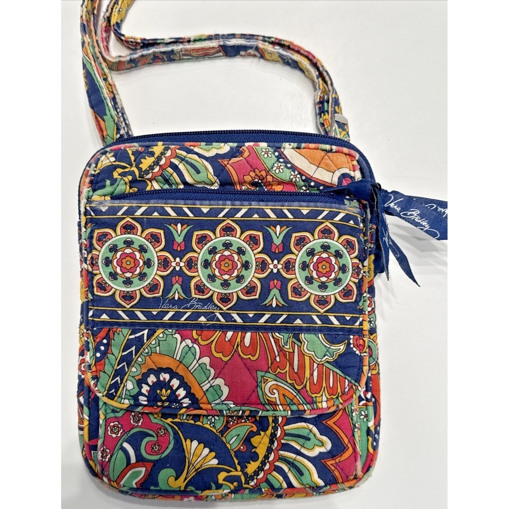 Vera Bradley Venetian Paisley Mini Hipster Cross Body Purse